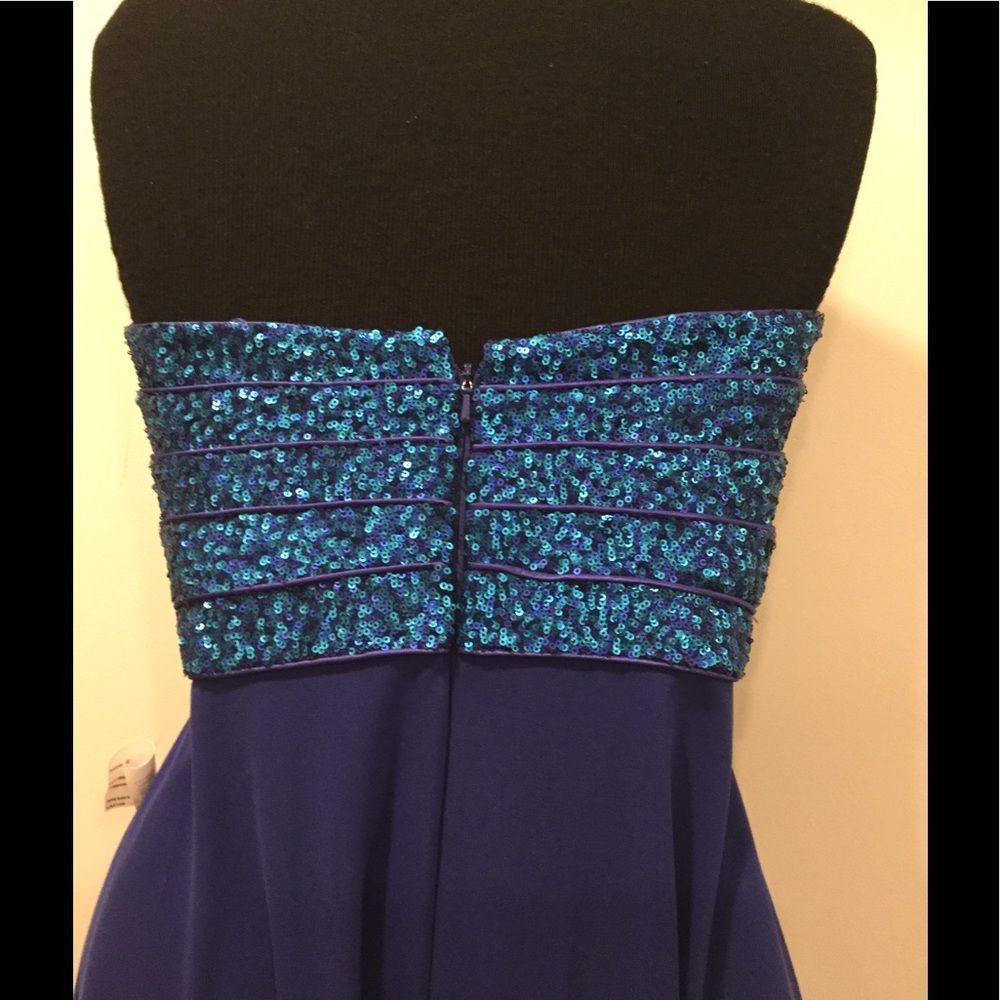 NEW!! Silk combo Design strapless dress Si… - Picture 3 of 10